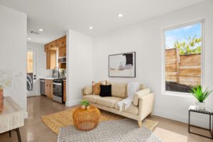 Freccia Group East Austin Custom Designed Living Room